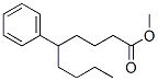 5-Phenylnonanoic acid methyl ester Struktur