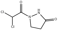 3-Pyrazolidinone, 1-(dichloroacetyl)- (9CI) Struktur