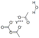 YTTRIUM(III) ACETATE HYDRATE  Struktur