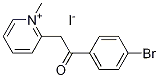 2-[2-(4-Bromophenyl)-2-oxoethyl]-1-methylpyridiniumiodide Struktur