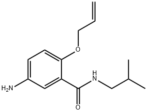 2-(Allyloxy)-5-amino-N-isobutylbenzamide Struktur