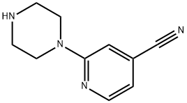 4-Pyridinecarbonitrile,2-(1-piperazinyl)-(9CI) Struktur