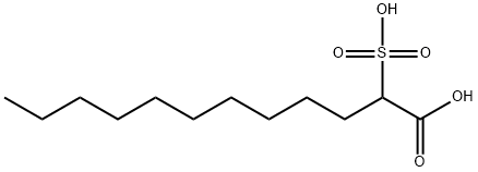 2-sulfododecanoic acid Struktur