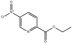 2-Pyridinecarboxylicacid,5-nitro-,ethylester(9CI) Struktur