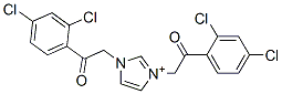 1H-Imidazolium,  1,3-bis[2-(2,4-dichlorophenyl)-2-oxoethyl]- Struktur