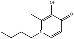 1-Butyl-2-methyl-3-hydroxy-4(1H)-pyridinone Struktur