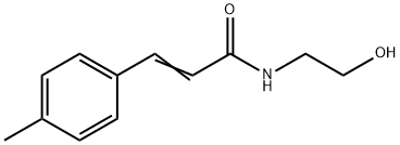 N-(2-Hydroxyethyl)-3-(4-methylphenyl)propenamide Struktur