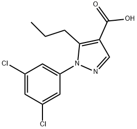 1-(3,5-DICHLOROPHENYL)-5-PROPYL-1H-PYRAZOLE-4-CARBOXYLIC ACID price.