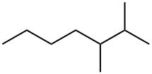 2,3-DIMETHYLHEPTANE Structure