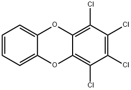 1,2,3,4-TETRACHLORODIBENZO-P-DIOXIN Struktur