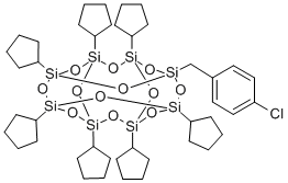 PSS-(4-(CHLOROMETHYL)PHENYL))-HEPTACYCL& Struktur