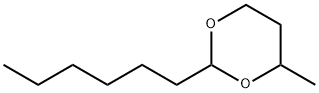 2-hexyl-4-methyl-1,3-dioxane Struktur