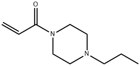 Piperazine, 1-(1-oxo-2-propenyl)-4-propyl- (9CI) Struktur