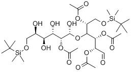 TETRA-O-ACETYL-6 6'-DI-O-(TERT-BUTYLDI-& Struktur