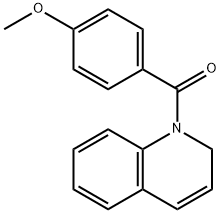 1-(p-Methoxybenzoyl)-1,2-dihydroquinoline Struktur