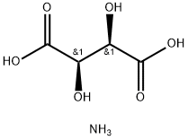 AMMONIUM HYDROGEN TARTRATE Struktur