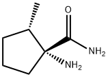 Cyclopentanecarboxamide, 1-amino-2-methyl-, (1R,2S)- (9CI) Struktur