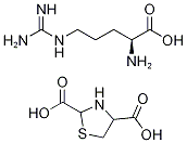 thiazolidine-2,4-dicarboxylic, acid compound with L-arginine (1:1) Struktur