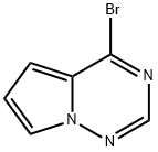 4-bromopyrrolo[1,2-f][1,2,4]triazine Struktur