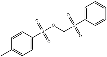 (Phenylsulfonyl)methyl 4-methylbenzenesulfonate Struktur