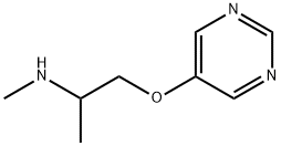 2-Propanamine,N-methyl-1-(5-pyrimidinyloxy)-(9CI) Struktur