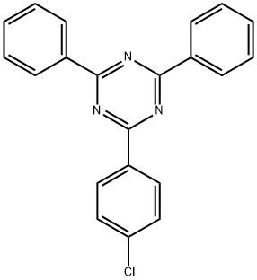 2-(4-氯苯基)-4,6-二苯基-1,3,5-三嗪 結(jié)構(gòu)式