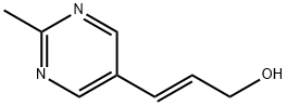 2-Propen-1-ol, 3-(2-methyl-5-pyrimidinyl)-, (2E)- (9CI) Struktur