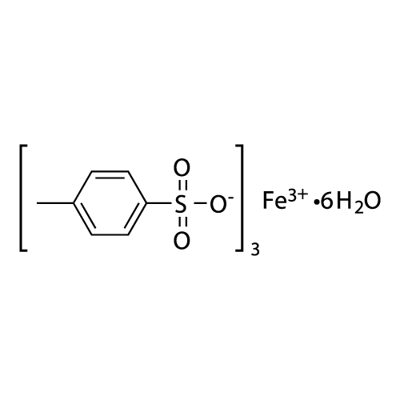 Iron(III) p-toluenesulfonate hexahydrate Struktur