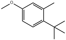 4-tert-butyl-3-methylanisole Struktur