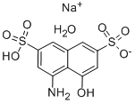 4-AMINO-5-HYDROXY-2 7-NAPHTHALENEDISULF& Struktur