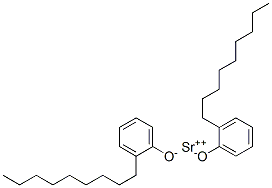 strontium bis(nonylphenolate) Struktur