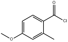 Benzoyl chloride, 4-methoxy-2-methyl- (9CI) Struktur