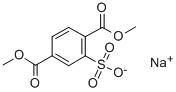 2-SULFO-1,4-BENZENEDICARBOXYLIC ACID 1,4-DIMETHYL ESTER SODIUM SALT Struktur