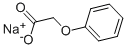 Phenoxyacetic acid sodium salt Struktur