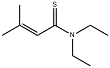 2-Butenethioamide,  N,N-diethyl-3-methyl- Struktur