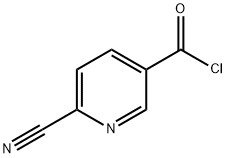 3-Pyridinecarbonyl chloride, 6-cyano- (9CI) Struktur