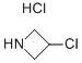 Azetidine, 3-chloro-, hydrochloride (1:1) Struktur