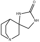 SPIRO[1-AZABICYCLO[2.2.2]OCTANE-3,4'-IMIDAZOLIDIN]-2'-ONE HYDROCHLORIDE Struktur