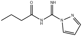 Butanamide,  N-(imino-1H-pyrazol-1-ylmethyl)- Struktur