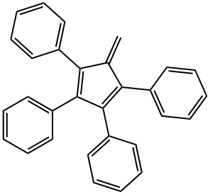 1,2,3,4-Tetraphenylfulvene Struktur