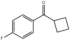 CYCLOBUTYL-4-FLUOROPHENYL KETONE Struktur