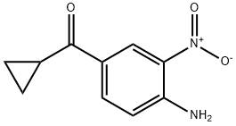 (4-amino-3-nitrophenyl) cyclopropyl ketone Struktur