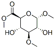 alpha-D-Glucopyranosiduronic acid, methyl 3-O-methyl-, methyl ester Struktur