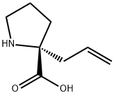 Proline, 2-(2-propenyl)- (9CI) Struktur