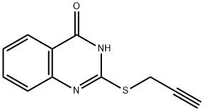 2-(2-propynylsulfanyl)-4(3H)-quinazolinone Struktur