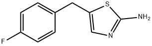 5-(4-FLUORO-BENZYL)-THIAZOL-2-YLAMINE Struktur