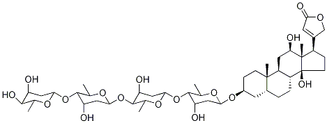 毛地黃毒苷-TETRA-毛地黃毒糖苷, 31539-05-6, 結(jié)構(gòu)式