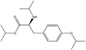 3-(p-Isopropoxyphenyl)-N-isopropyl-L-alanine isopropyl ester Struktur