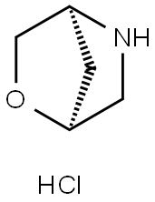 (1S,4S)-2-OXA-5-AZABICYCLO[2.2.1]HEPTANE HCL Struktur