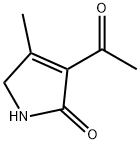 2H-Pyrrol-2-one, 3-acetyl-1,5-dihydro-4-methyl- (9CI) Struktur